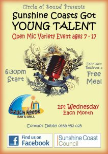 Sunshine Coast got Young Talent - Beach House Bar and Grill