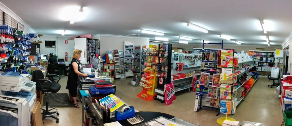 Inside the Beerwah Print and Stationery Store in Beewah 2014
