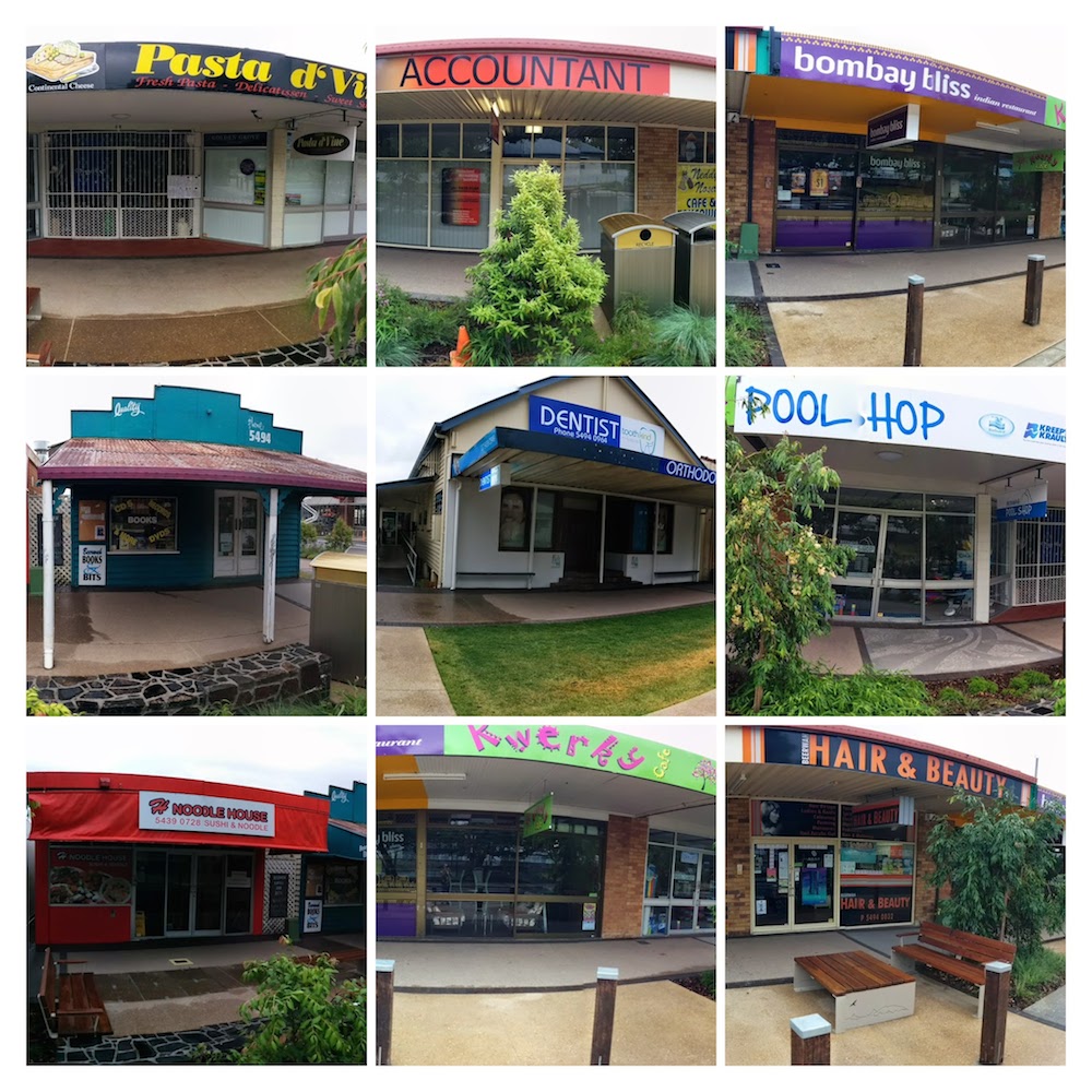 An Array of Beerwah Shop Fronts 2014
