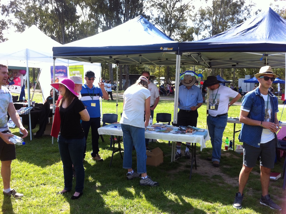 The Got Questions Tent at MooFEST in Mooloolah 2015
