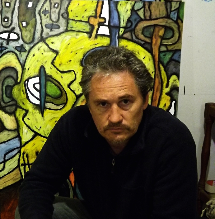 David Howard at his Art Studio in Beerwah