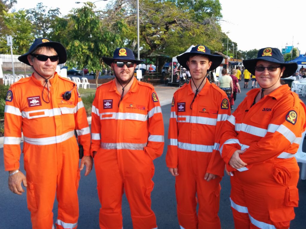SES Glasshouse and Beerwah at the Beerwah Street Party 2015