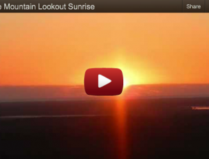 A Wild Horse Mountain Lookout Sunrise