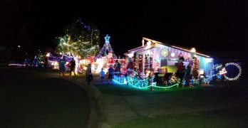Christmas Lights Pacific Place Woodgrove Beewah Heights Estate submitted by Danielle Gibbons 2014