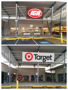 Beerwah IGA and Beerwah Target in June 2015